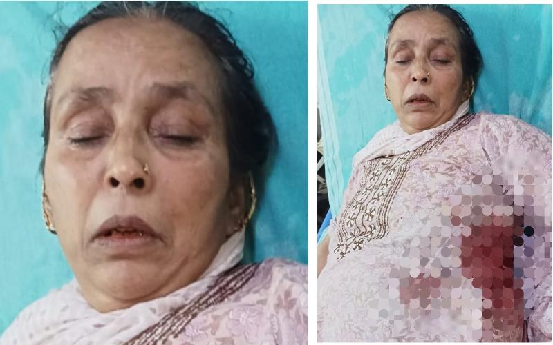(Haldwani-Young man stabbed his aunt in the chest)